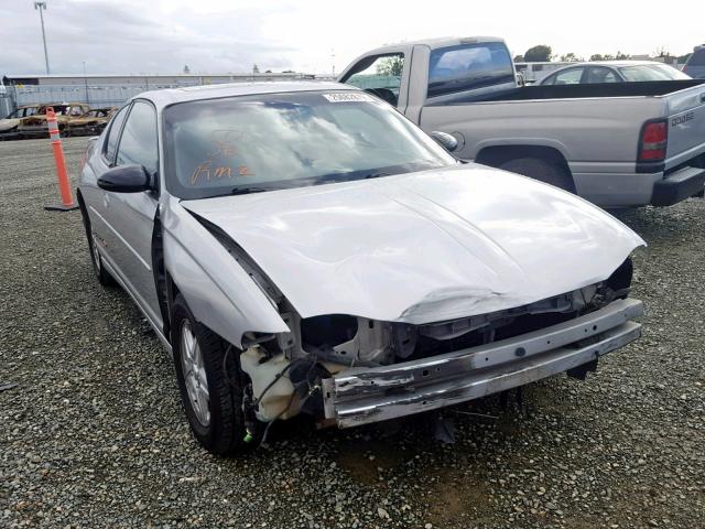 2G1WX15K329362220 - 2002 CHEVROLET MONTE CARL SILVER photo 1