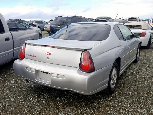 2G1WX15K329362220 - 2002 CHEVROLET MONTE CARL SILVER photo 4