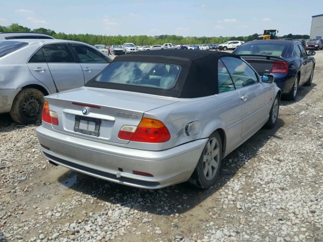 WBABS33451JY55465 - 2001 BMW 325 CI SILVER photo 4