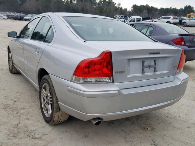 YV1RH592752445262 - 2005 VOLVO S60 2.5T GRAY photo 3