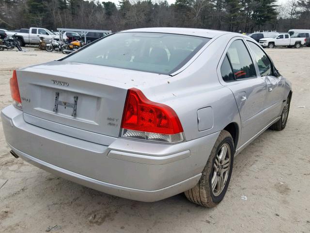 YV1RH592752445262 - 2005 VOLVO S60 2.5T GRAY photo 4