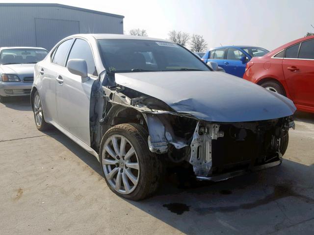 JTHBK262382079976 - 2008 LEXUS IS 250 SILVER photo 1