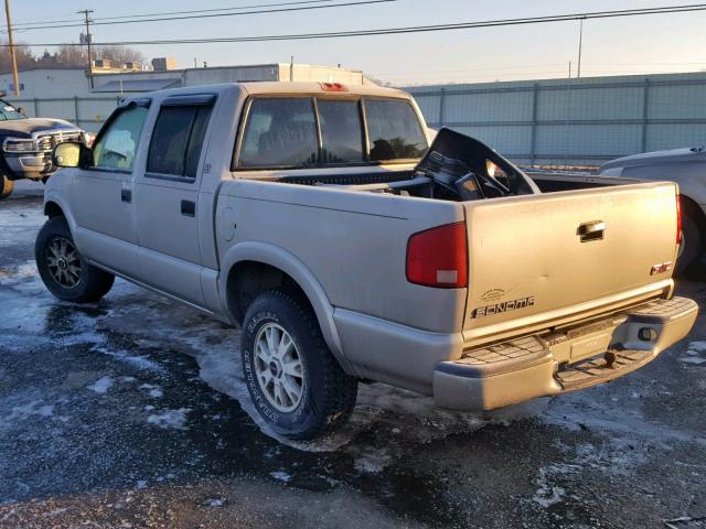 1GTDT13W22K196108 - 2002 GMC SONOMA BEIGE photo 3