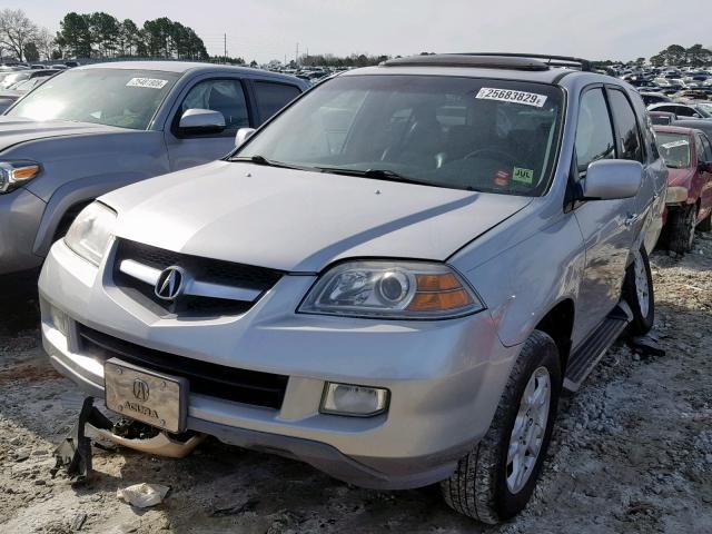 2HNYD18774H557580 - 2004 ACURA MDX TOURIN SILVER photo 2