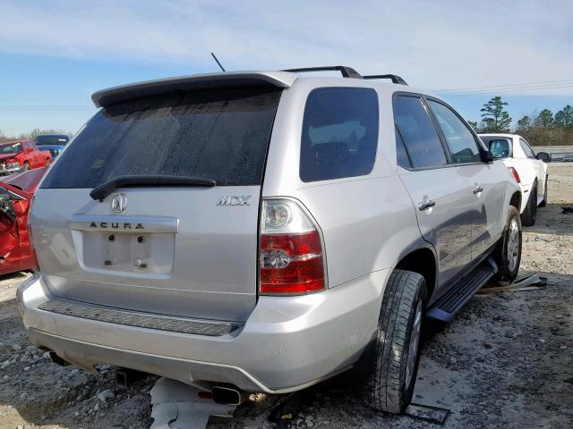 2HNYD18774H557580 - 2004 ACURA MDX TOURIN SILVER photo 4