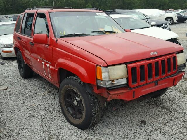 1J4GX78Y6WC354846 - 1998 JEEP GRAND CHER RED photo 1