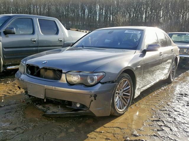 WBAGL63595DP74695 - 2005 BMW 745 I GRAY photo 2