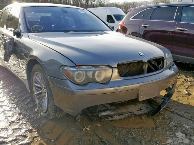 WBAGL63595DP74695 - 2005 BMW 745 I GRAY photo 9