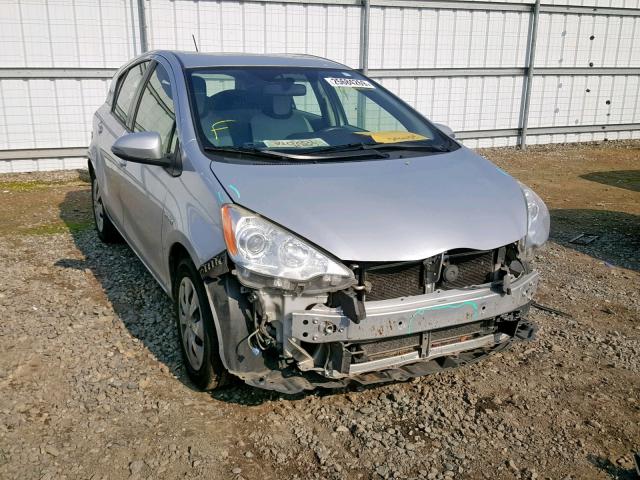 JTDKDTB33E1061026 - 2014 TOYOTA PRIUS C SILVER photo 1