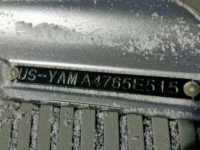 YAMA4765E515 - 2015 YAMAHA VXDELUXE SILVER photo 10