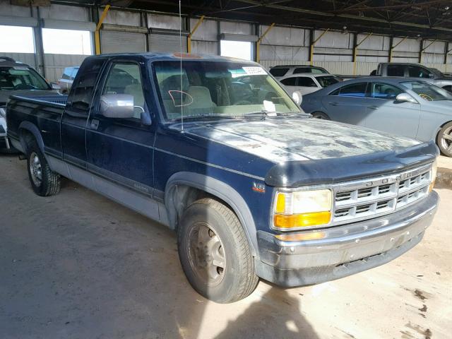 1B7GL23X1TS554232 - 1996 DODGE DAKOTA GREEN photo 1