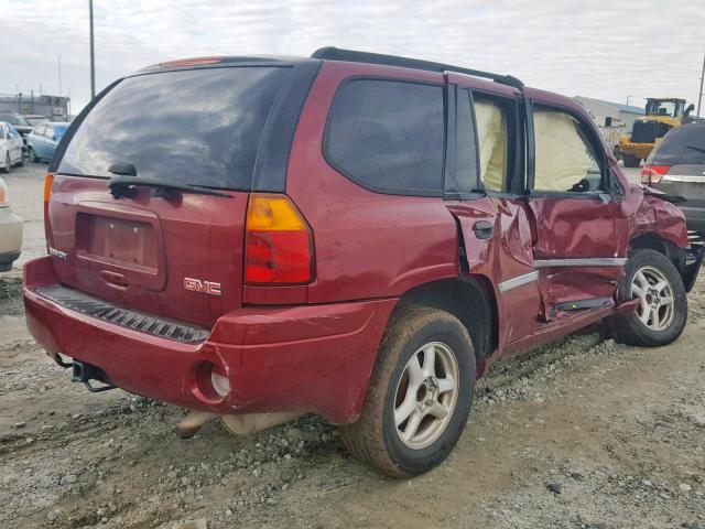 1GKDS13S082120299 - 2008 GMC ENVOY BURGUNDY photo 4