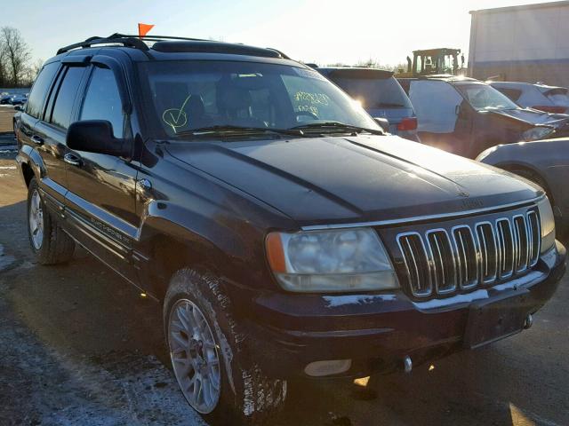 1J4GW58N61C629198 - 2001 JEEP GRAND CHER BLACK photo 1