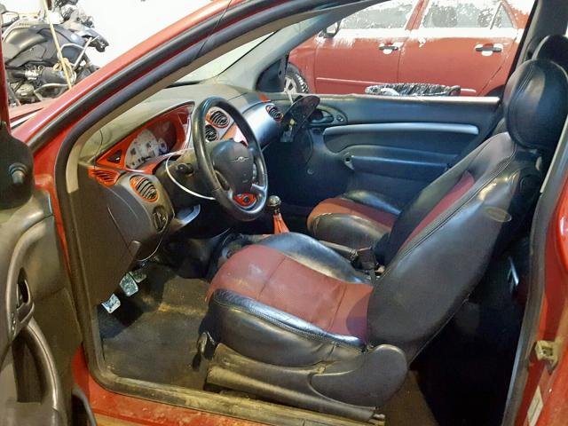 3FAFP3138YR220407 - 2000 FORD FOCUS ZX3 RED photo 5