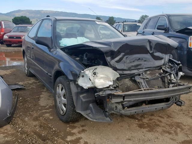 1HGEJ6220XL047737 - 1999 HONDA CIVIC DX BLACK photo 1