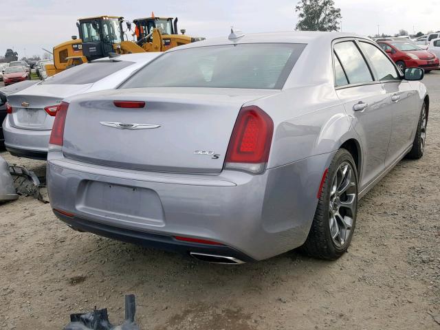 2C3CCABGXJH214242 - 2018 CHRYSLER 300 S GRAY photo 4