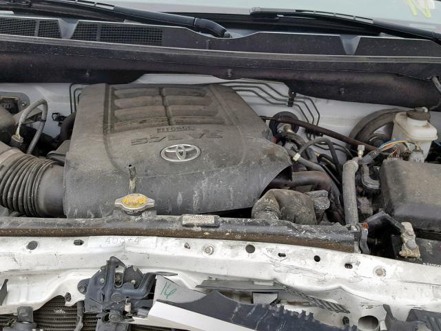 5TFAW5F1XEX377255 - 2014 TOYOTA TUNDRA CRE WHITE photo 7