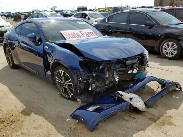 JF1ZNAA15F8709271 - 2015 TOYOTA SCION FR-S BLUE photo 1