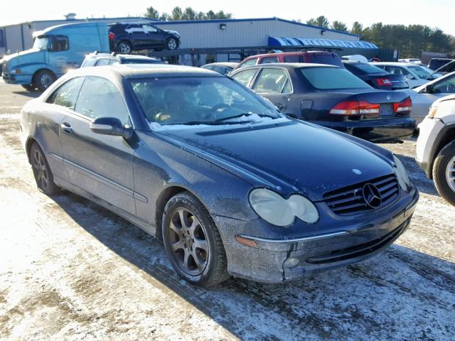 WDBTJ65J94F083606 - 2004 MERCEDES-BENZ CLK 320C BLACK photo 1