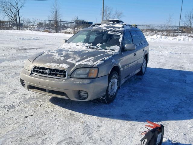 4S3BH896337628556 - 2003 SUBARU LEGACY OUT GRAY photo 2