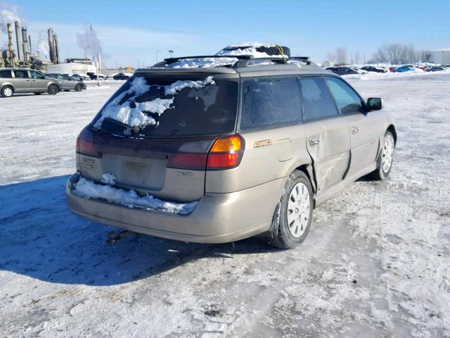 4S3BH896337628556 - 2003 SUBARU LEGACY OUT GRAY photo 4