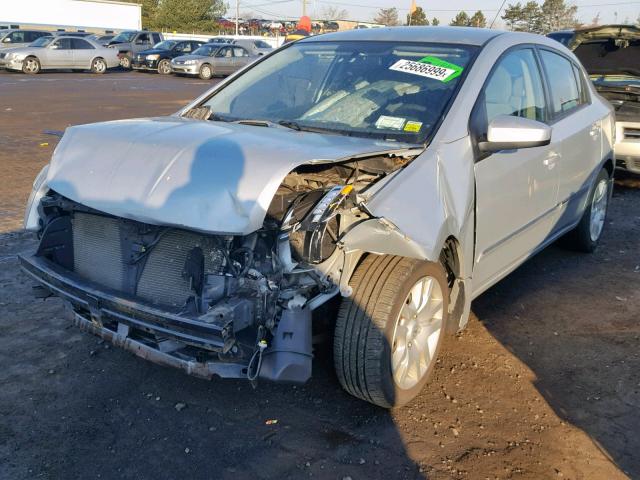 3N1AB6AP3AL649053 - 2010 NISSAN SENTRA 2.0 SILVER photo 2