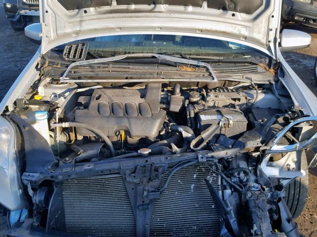 3N1AB6AP3AL649053 - 2010 NISSAN SENTRA 2.0 SILVER photo 7