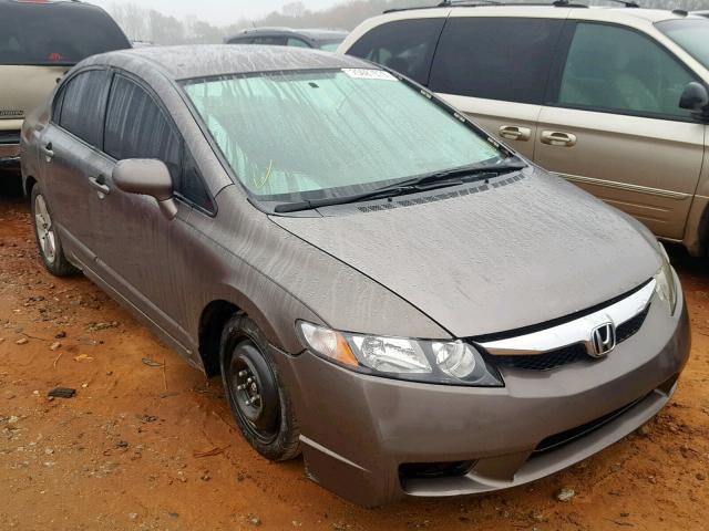 2HGFA166X9H536957 - 2009 HONDA CIVIC GRAY photo 1