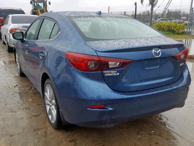 3MZBN1V75HM123594 - 2017 MAZDA 3 TOURING BLUE photo 3