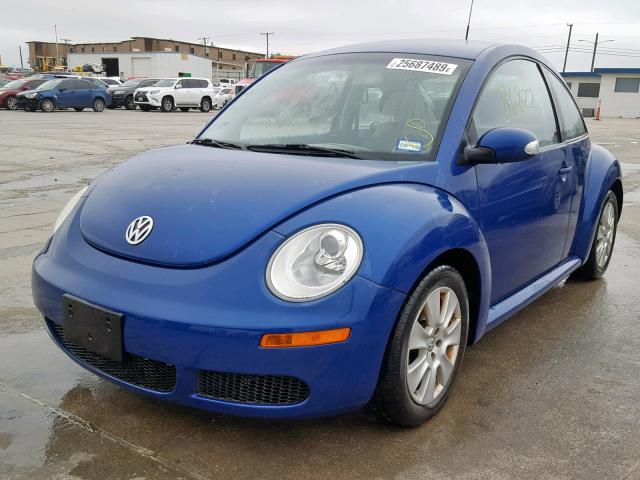 3VWPW31C58M513824 - 2008 VOLKSWAGEN NEW BEETLE Mavi foto 2