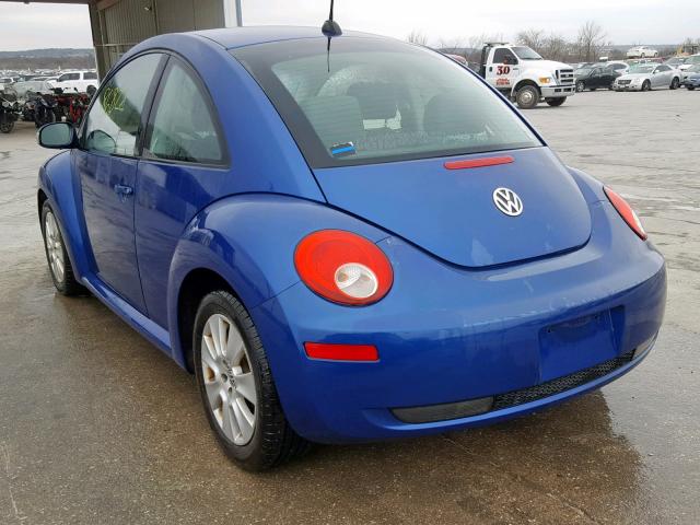 3VWPW31C58M513824 - 2008 VOLKSWAGEN NEW BEETLE Mavi foto 3