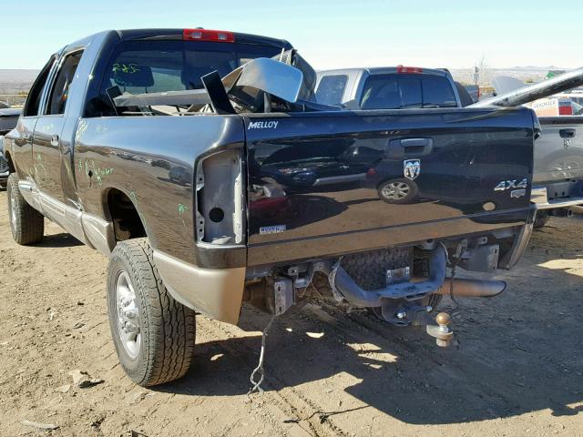 3D7MX39A18G214020 - 2008 DODGE RAM 3500 BLACK photo 3