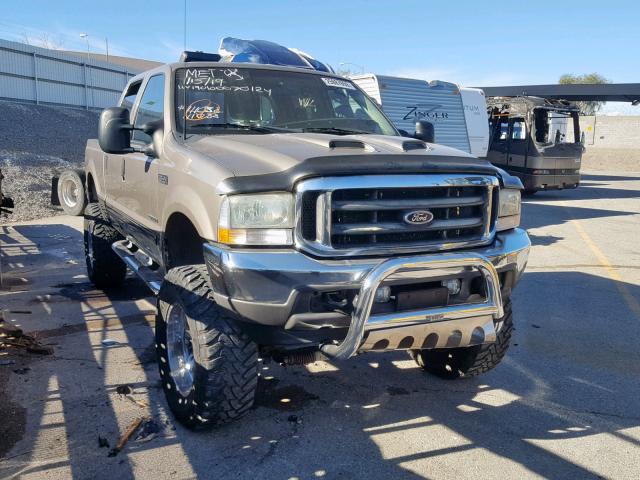 1FTSW31F22EC86824 - 2002 FORD F350 SRW S BROWN photo 1