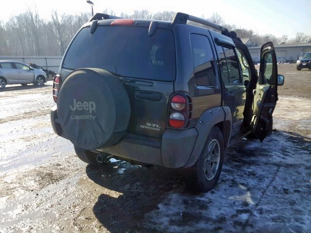 1J8GL38K45W559237 - 2005 JEEP LIBERTY RE CHARCOAL photo 4