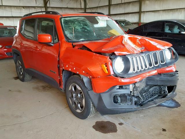 ZACCJABH7FPC06891 - 2015 JEEP RENEGADE L RED photo 1