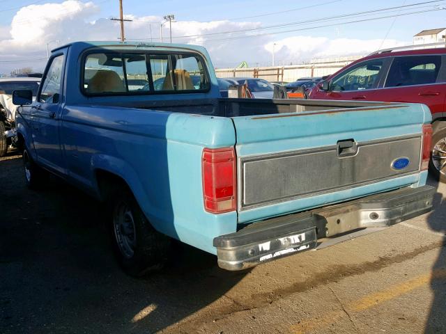 1FTCR10X2MUC49856 - 1991 FORD RANGER BLUE photo 3