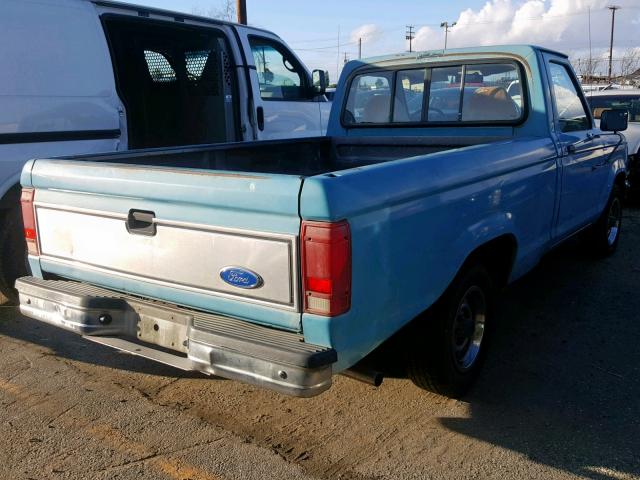 1FTCR10X2MUC49856 - 1991 FORD RANGER BLUE photo 4