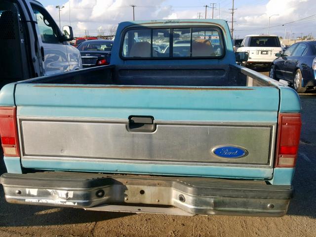 1FTCR10X2MUC49856 - 1991 FORD RANGER BLUE photo 6