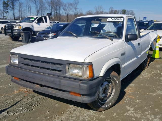 JM2UF2137M0137829 - 1991 MAZDA B2200 LONG WHITE photo 2