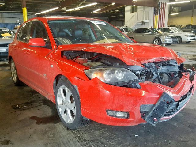 JM1BK343471689148 - 2007 MAZDA 3 HATCHBAC RED photo 1