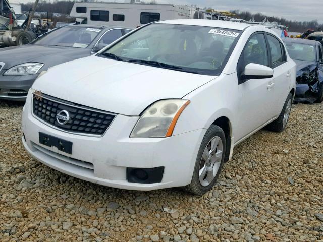 3N1AB61E67L640399 - 2007 NISSAN SENTRA 2.0 WHITE photo 2