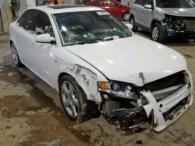 WAUEF78E07A229678 - 2007 AUDI A4 S-LINE WHITE photo 1