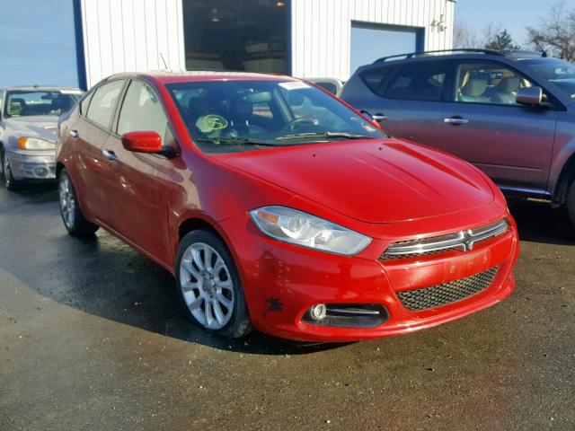 1C3CDFCA6DD293625 - 2013 DODGE DART LIMIT RED photo 1