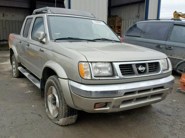 1N6ED27Y6YC387582 - 2000 NISSAN FRONTIER C SILVER photo 1