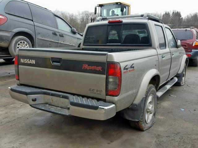 1N6ED27Y6YC387582 - 2000 NISSAN FRONTIER C SILVER photo 4