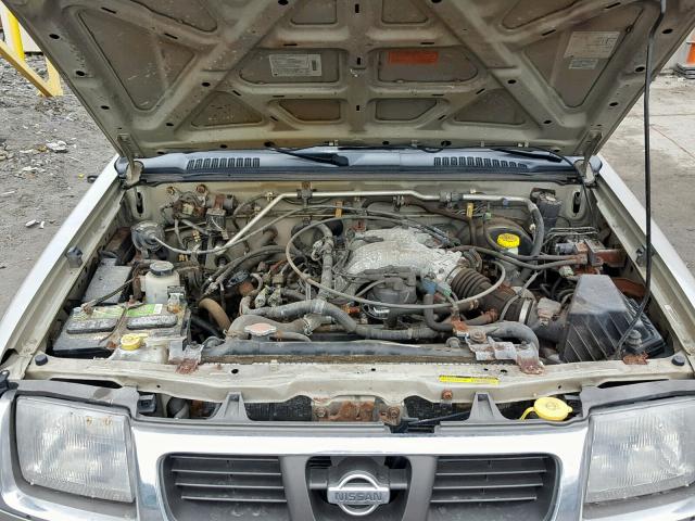 1N6ED27Y6YC387582 - 2000 NISSAN FRONTIER C SILVER photo 7