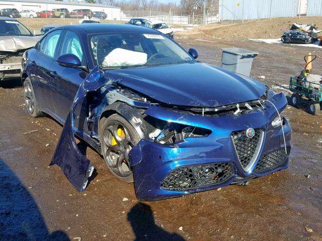 ZARFAEEN8H7555778 - 2017 ALFA ROMEO GIULIA TI BLUE photo 1