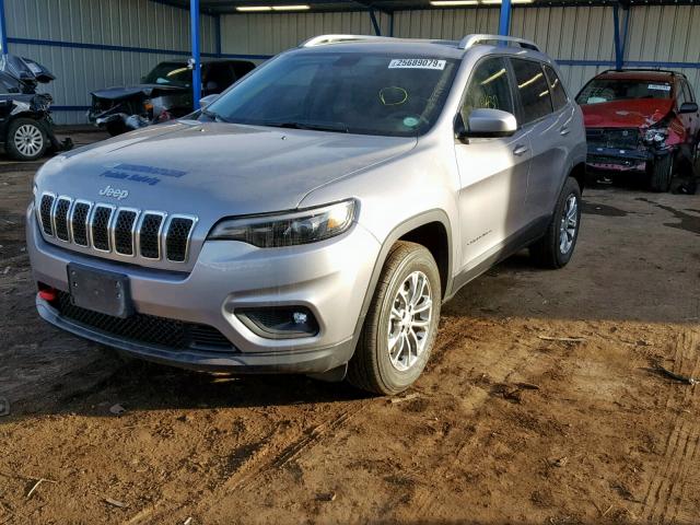 1C4PJMLN4KD210655 - 2019 JEEP CHEROKEE L SILVER photo 2