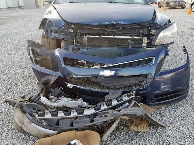 1G1ZB5EB2A4126307 - 2010 CHEVROLET MALIBU LS BLUE photo 9