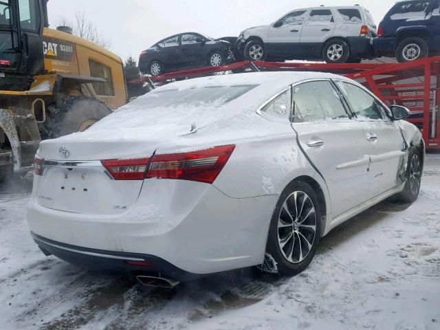 4T1BK1EB7GU237280 - 2016 TOYOTA AVALON XLE WHITE photo 4